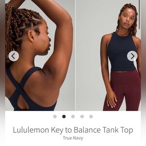 Lululemon Athletica Key to Balance Tank Top